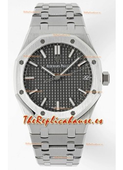 Audemars Piguet Royal Oak 15500 41MM Dial Gris Acero 904L Movimiento CALIBRE 4302 Réplica a Espejo 1:1