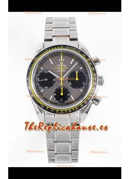 Omega Speedmaster Racing Acero 904L Chronograph Réplica a Espejo 1:1 Dial Gris